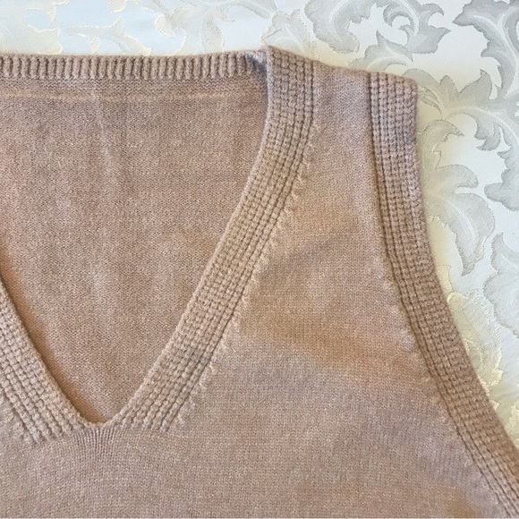 FRINGE KNIT VEST, super soft knit, size S/M, light pink/blush - Picture 4 of 9